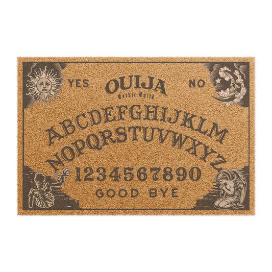 Ouija Board Doormat, Halloween Welcome Mat, Spooky Home Decor, Witchy Entryway Rug, Bohemian Style Doormat