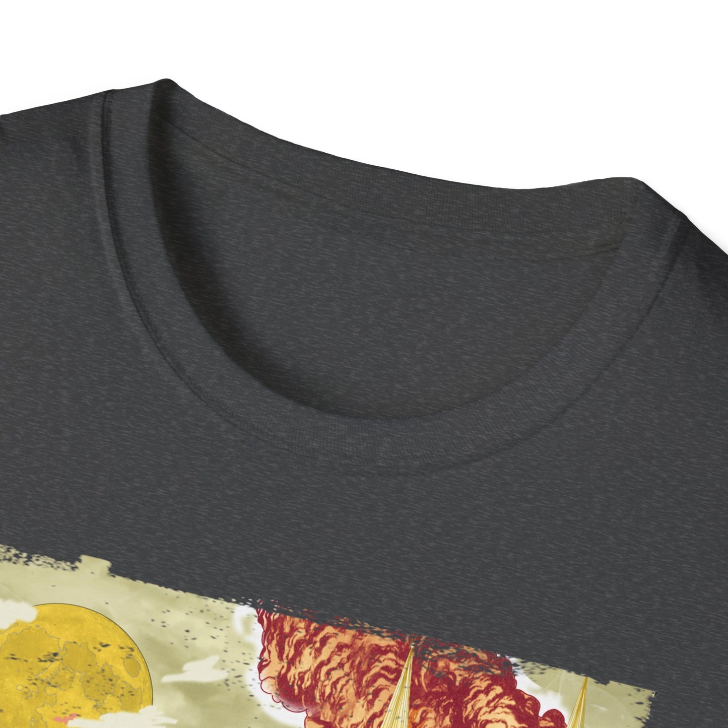 Spooky Skeleton Art T-Shirt, Halloween Apparel, Unisex Graphic Tee, Festival Wear, Unique Gift for Halloween Lovers, Graveyard aesthetic