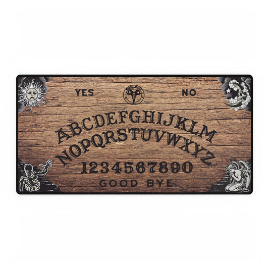 Mystical Ouija Desk Mat - Enchanting Home Office Decor, Unique Gift, Spiritual Workspace Accents, Witchy Desk Accessories, Halloween Vibes