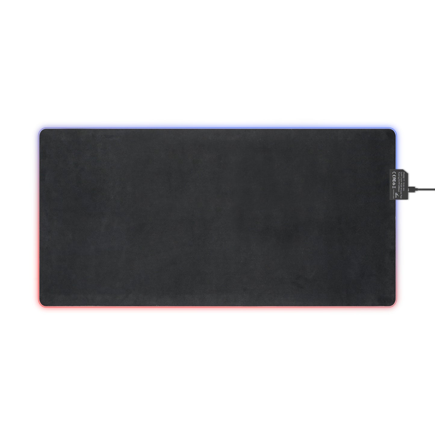 LED Gaming Mouse Pad with Grim Reaper Design, Computer Accessory for Gamers, Halloween Decor, RGB RGB Mousepad, horror