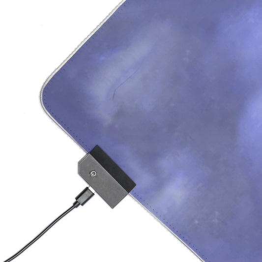 LED Gaming Mouse Pad with Grim Reaper Design, Computer Accessory for Gamers, Halloween Decor, RGB RGB Mousepad, horror