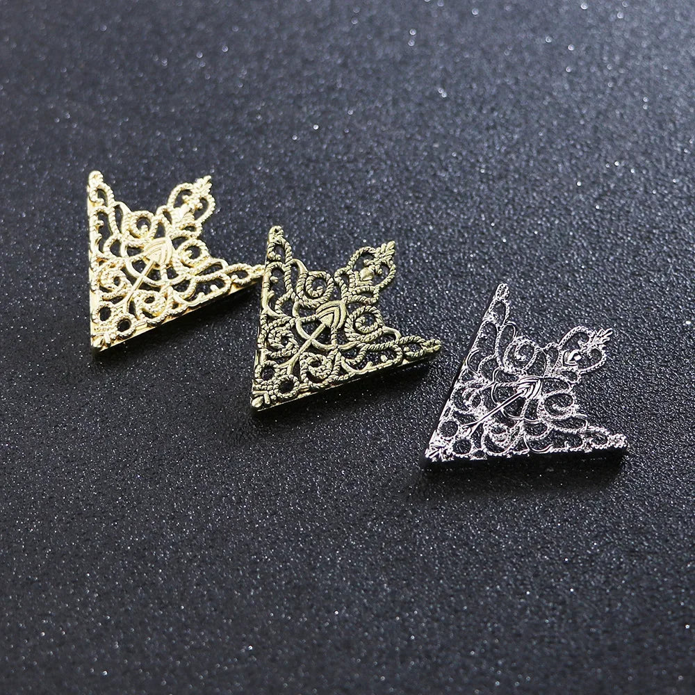 Gothic Vintage Collar Brooch β Triangle Pin for Shirt | Hollow Metal Decorative Jewelry | Free Shipping