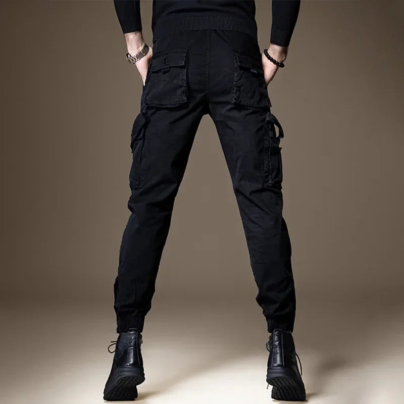 Men's Straight-leg Cargo Pants Lightweight Functional Outdoor Tactical Casual Pants For Men Women