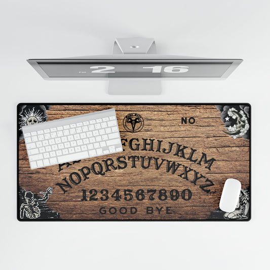 Mystical Ouija Desk Mat - Enchanting Home Office Decor, Unique Gift, Spiritual Workspace Accents, Witchy Desk Accessories, Halloween Vibes