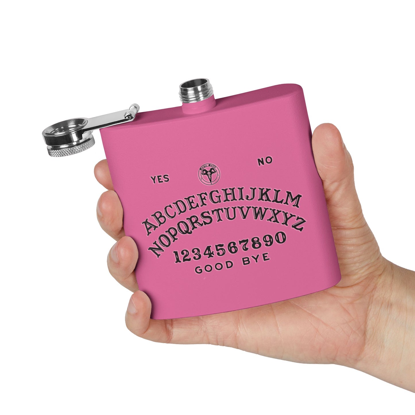 Ouija Board Stainless Steel Flask, 6oz - Unique Gift for Drink Lovers, Fun Party Accessory, Halloween Decor, Adventure Travel, [...]