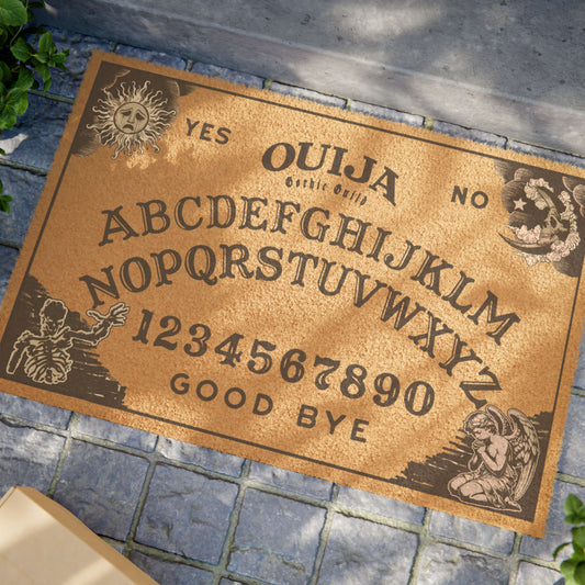 Ouija Board Doormat, Halloween Welcome Mat, Spooky Home Decor, Witchy Entryway Rug, Bohemian Style Doormat