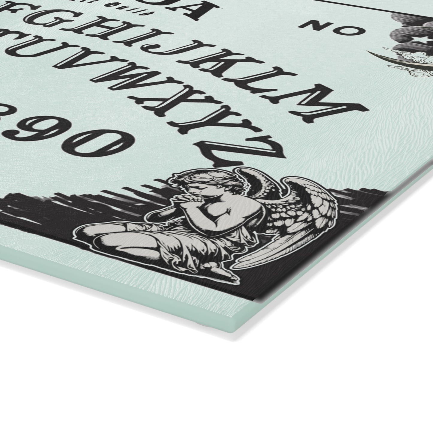 Ouija Board Glass Cutting Board | Unique Kitchen Decor, Gothic Gift, Witchy Kitchen Accessories, Halloween Decor, Spooky Gift