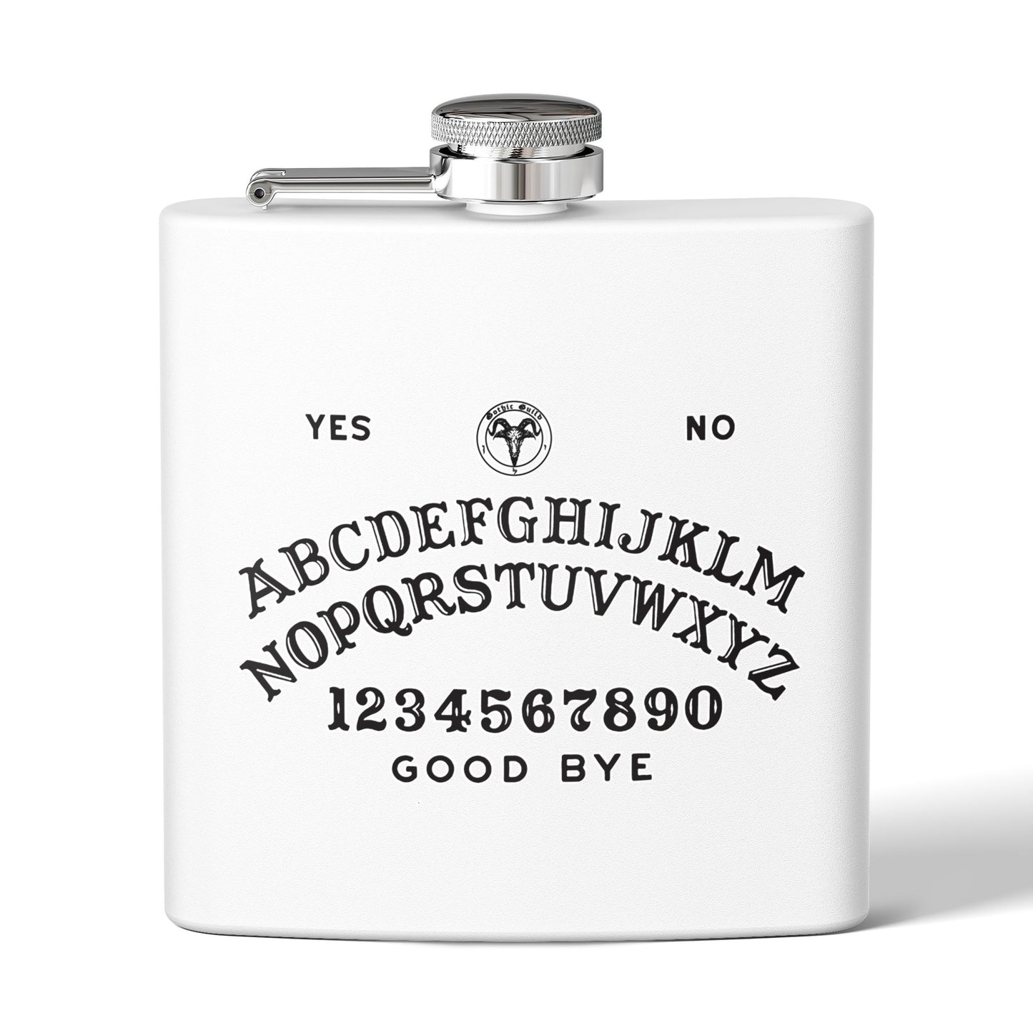 Ouija Board Stainless Steel Flask, 6oz - Unique Gift for Drink Lovers, Fun Party Accessory, Halloween Decor, Adventure Travel, [...]