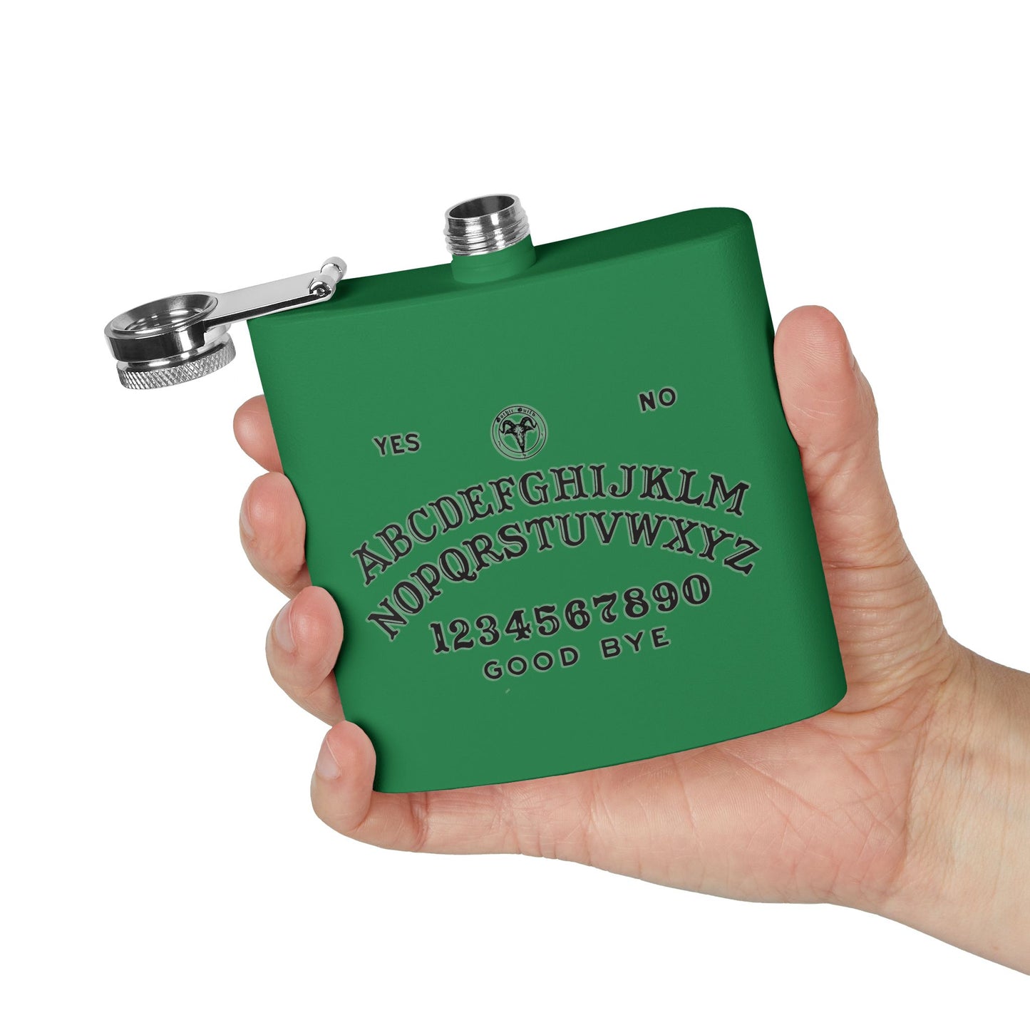 Ouija Board Stainless Steel Flask, 6oz - Unique Gift for Drink Lovers, Fun Party Accessory, Halloween Decor, Adventure Travel, [...]
