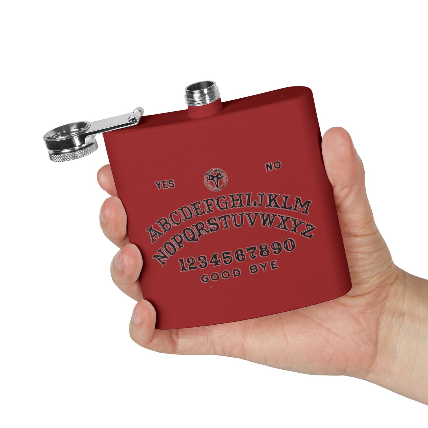 Ouija Board Stainless Steel Flask, 6oz - Unique Gift for Drink Lovers, Fun Party Accessory, Halloween Decor, Adventure Travel, [...]