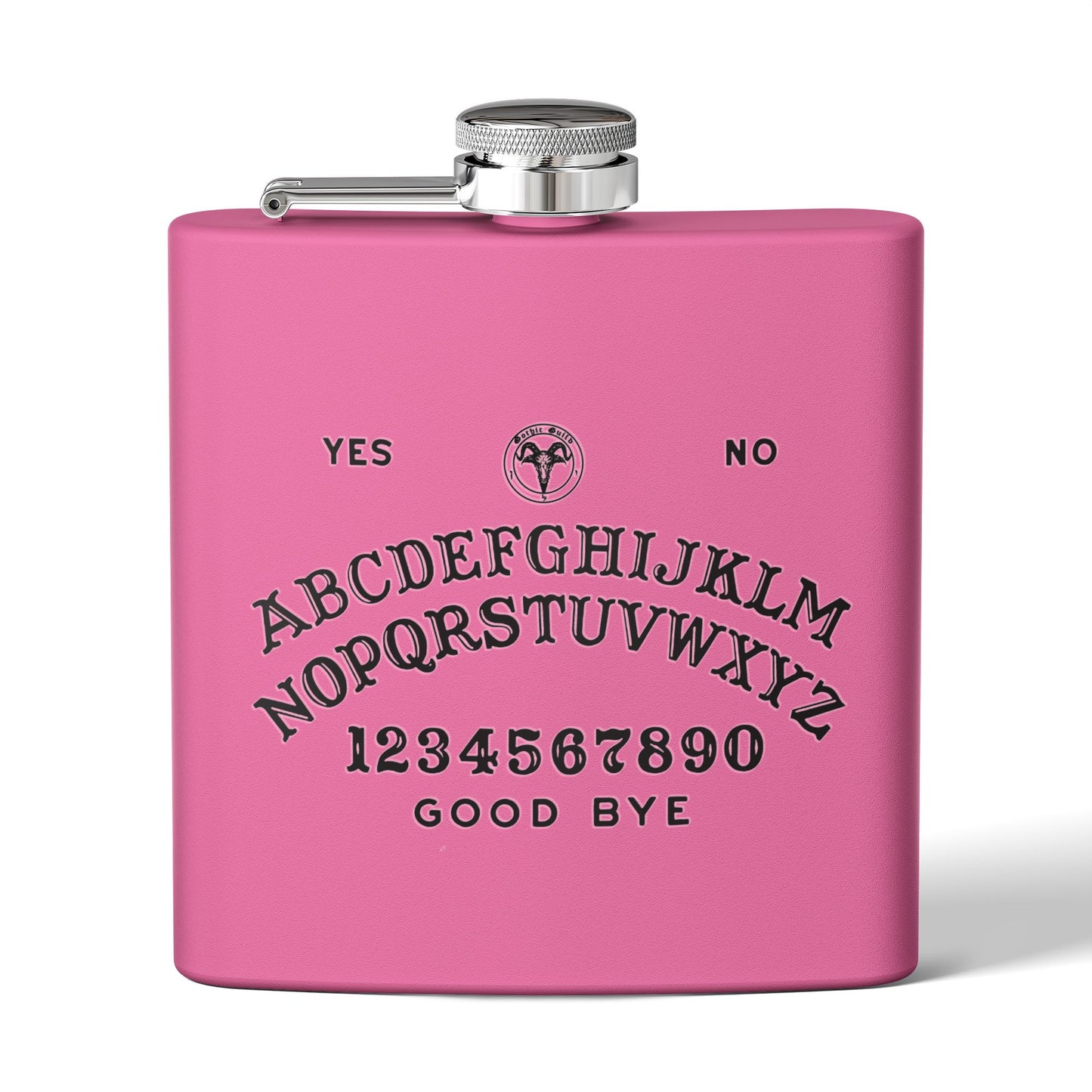 Ouija Board Stainless Steel Flask, 6oz - Unique Gift for Drink Lovers, Fun Party Accessory, Halloween Decor, Adventure Travel, [...]