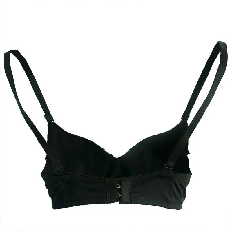 Gothic Silver Rivet Bralette – Punk Rave Push-Up Lingerie Top for Women | Sexy Clubwear Bra for Night Out & Party Looks