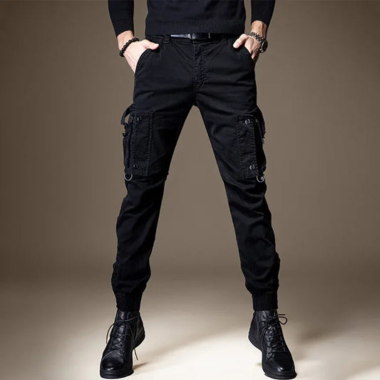 Men's Straight-leg Cargo Pants Lightweight Functional Outdoor Tactical Casual Pants For Men Women